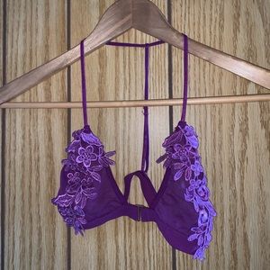 Purple bralette